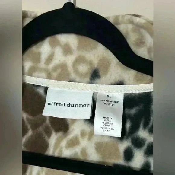 Alfred Dunner Fleece Zip Jacket Womens XL - Picture 3 of 4